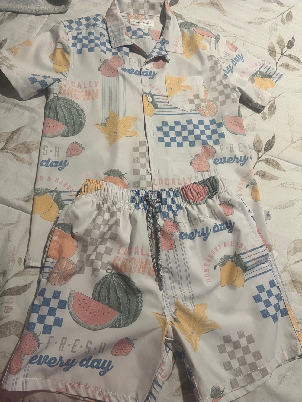 2-Piece Fresh Fruit Camp Set for Kids